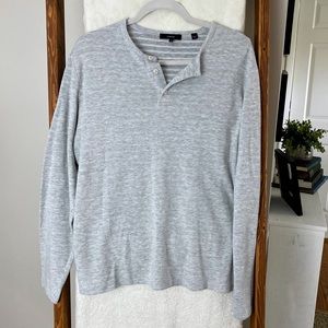 Vince / Microstripe Henley